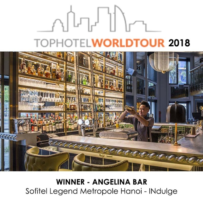 TOP HOTEL AWARD 2018 ANGELINA BAR 2018